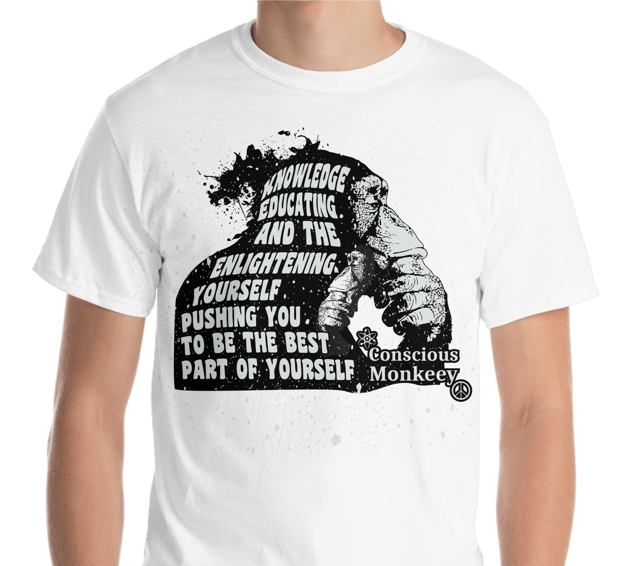 T-shirt Design by Yakuza20 for Conscious Monkeey LLC clothing  | Design #28559765