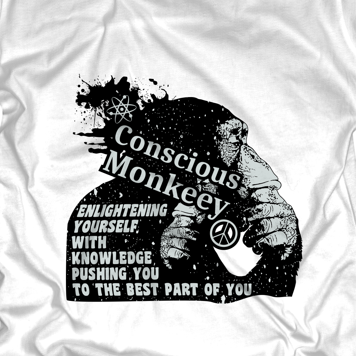 T-shirt Design by Yakuza20 for Conscious Monkeey LLC clothing  | Design #28559775