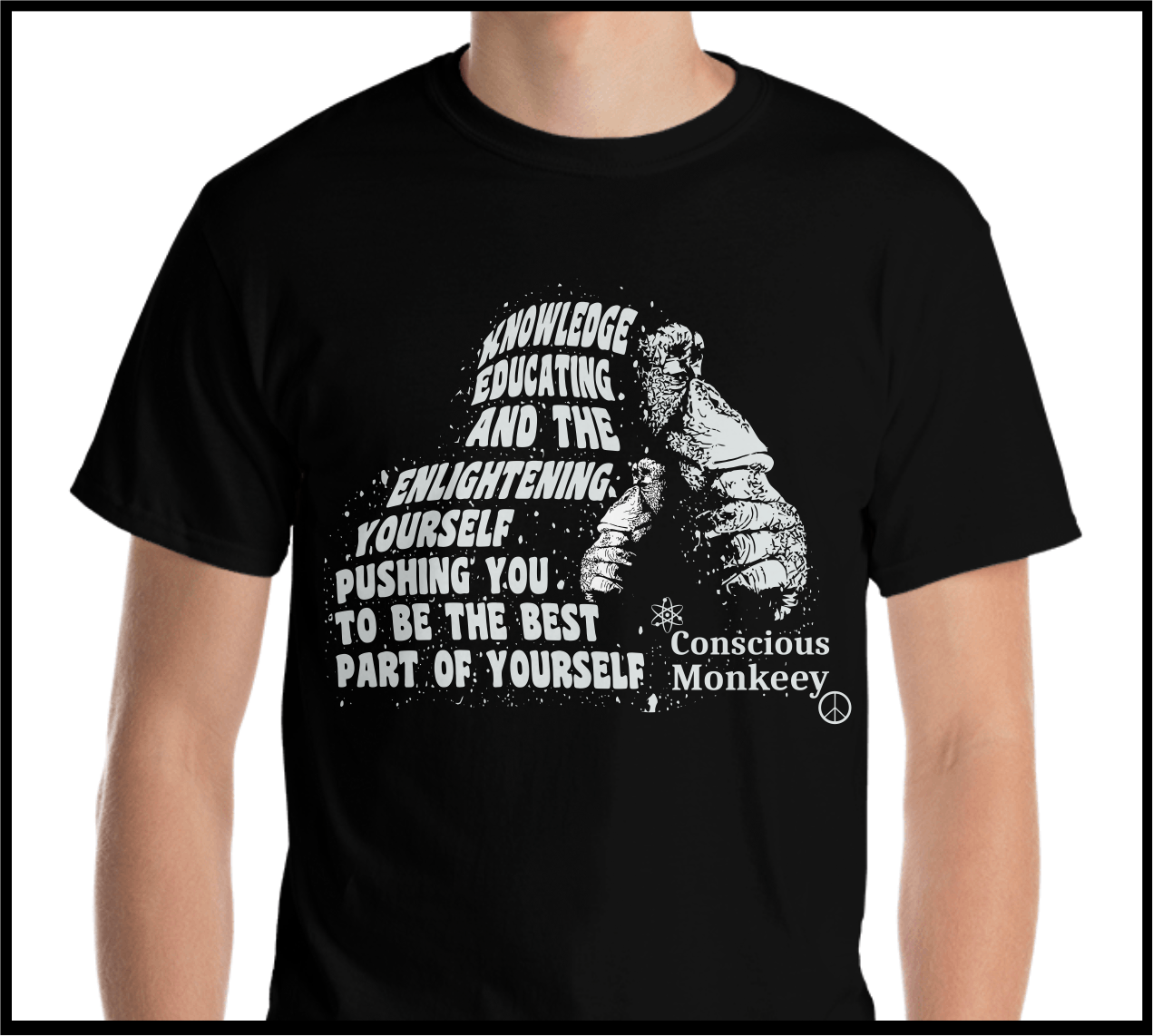 T-shirt Design by Yakuza20 for Conscious Monkeey LLC clothing  | Design #28559804