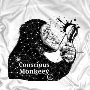 T-shirt Design by Yakuza20 for Conscious Monkeey LLC clothing  | Design: #28563185