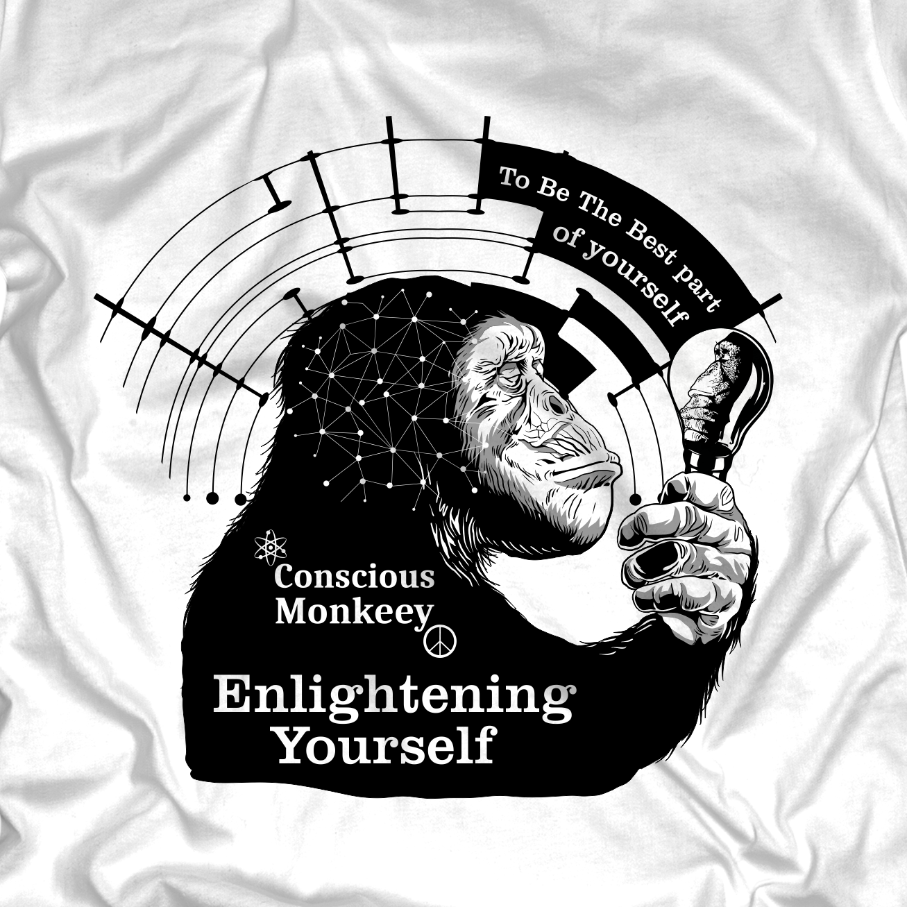T-shirt Design by Yakuza20 for Conscious Monkeey LLC clothing  | Design #28563192
