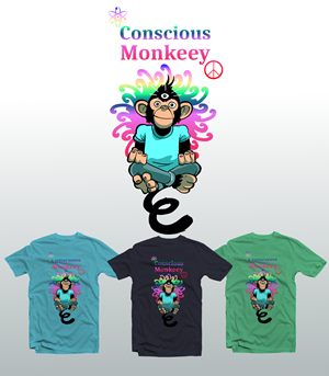 T-shirt Design by Tomi Ax for Conscious Monkeey LLC clothing  | Design: #28542032