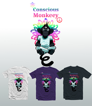 T-shirt Design by Tomi Ax for Conscious Monkeey LLC clothing  | Design: #28542033