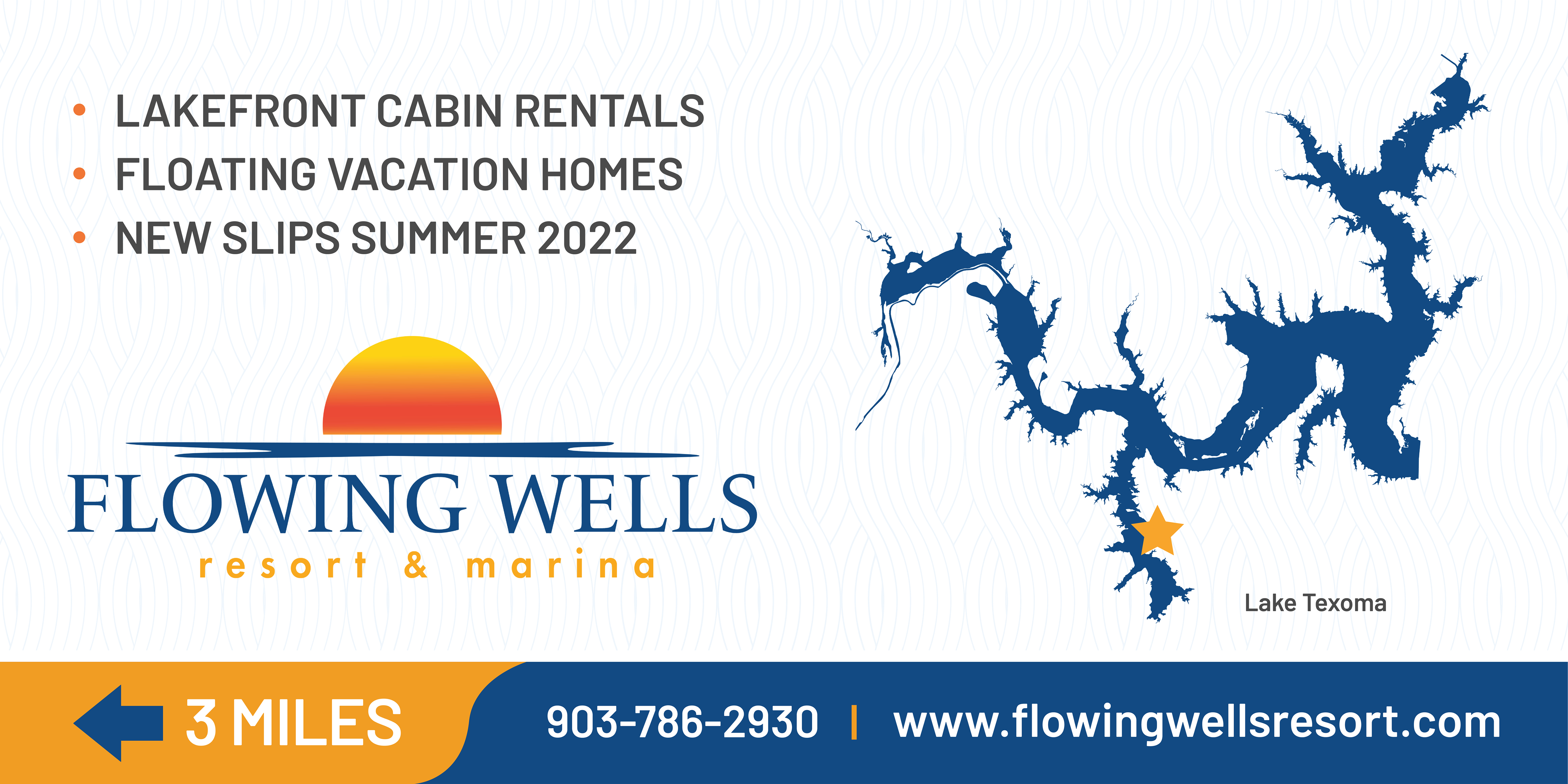 Billboard Design by Mikai!13 for Flowing Wells Resort & Marina | Design #28543714