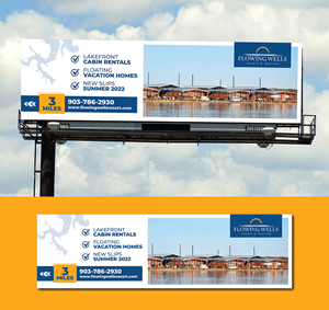 Billboard Design by Deziners Zone for Flowing Wells Resort & Marina | Design: #28539313