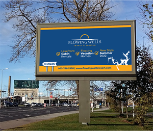 Billboard Design by Deziners Zone for Flowing Wells Resort & Marina | Design: #28544167