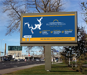 Billboard Design by Deziners Zone for Flowing Wells Resort & Marina | Design: #28544168
