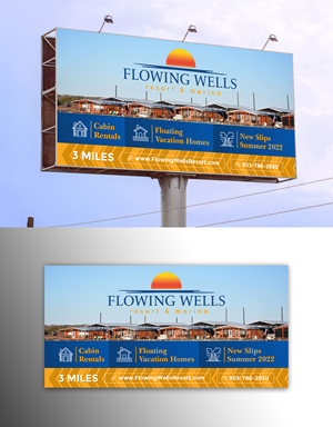 Billboard Design by OwnDesign for Flowing Wells Resort & Marina | Design: #28540093