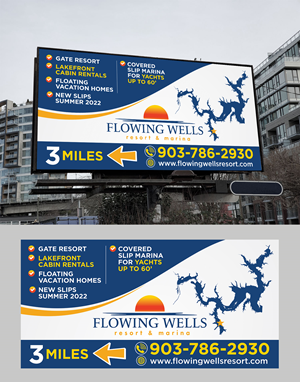 Diseño de Cartelera por Aurora:) para Flowing Wells Resort & Marina | Diseño: #28544318