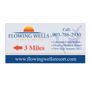 Werbetafel-Design von Fendr für Flowing Wells Resort & Marina | Design #28544077