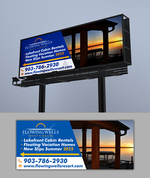 Diseño de Cartelera por u2square para Flowing Wells Resort & Marina | Diseño: #28534961