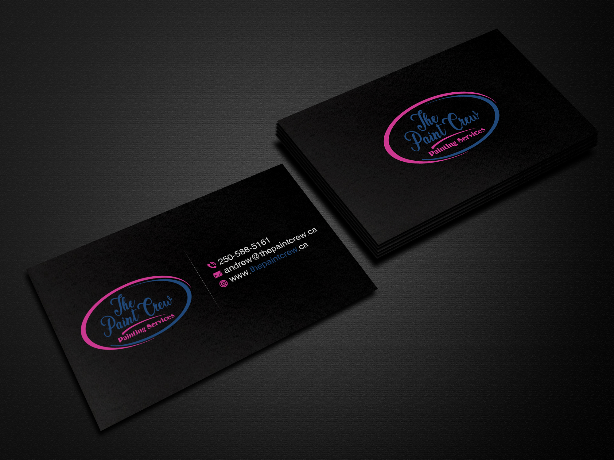 Logo and Business Card Design by Creations Box 2015 for The Paint Crew | Design #28544149