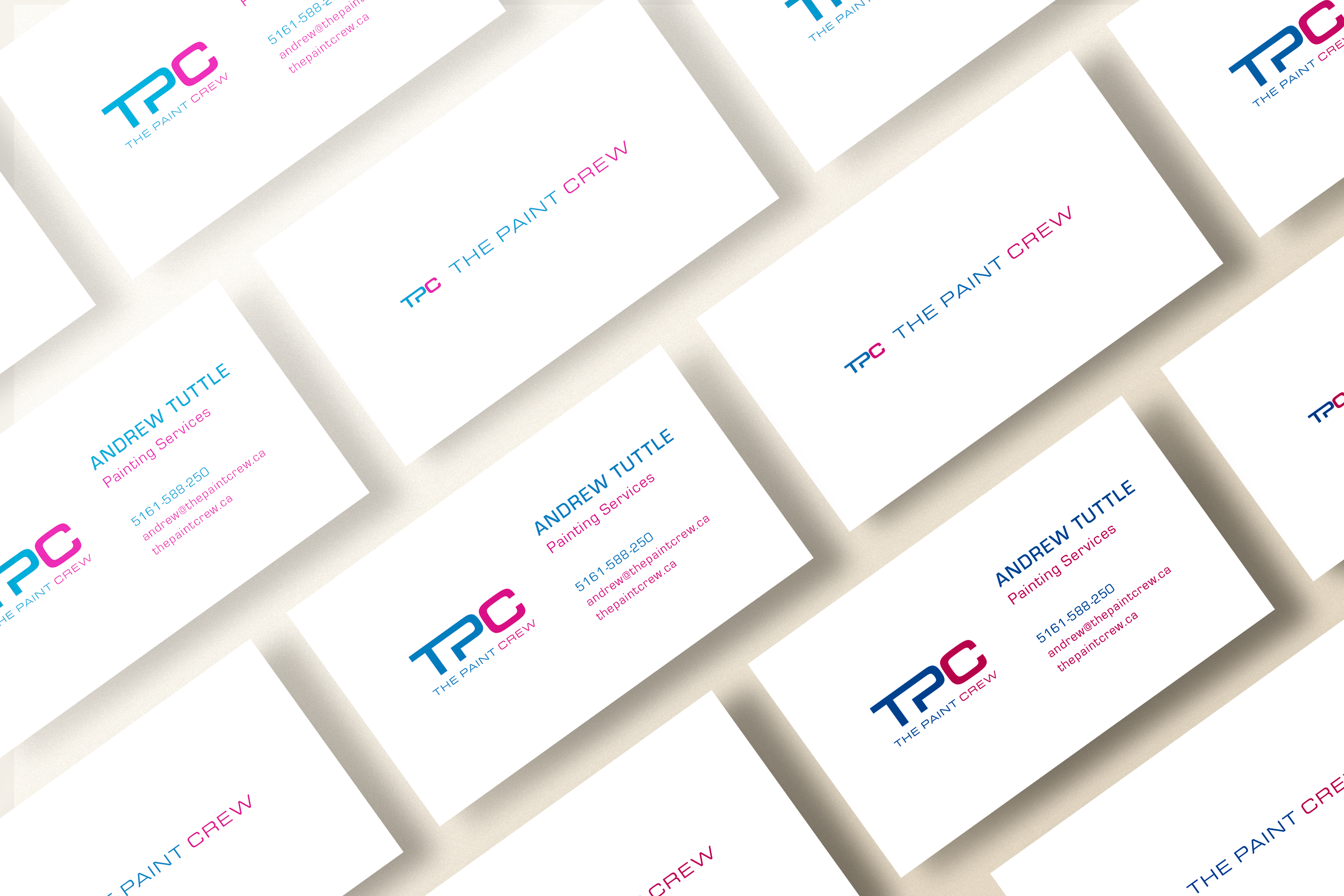 Logo and Business Card Design by Bastinian for The Paint Crew | Design #28578732