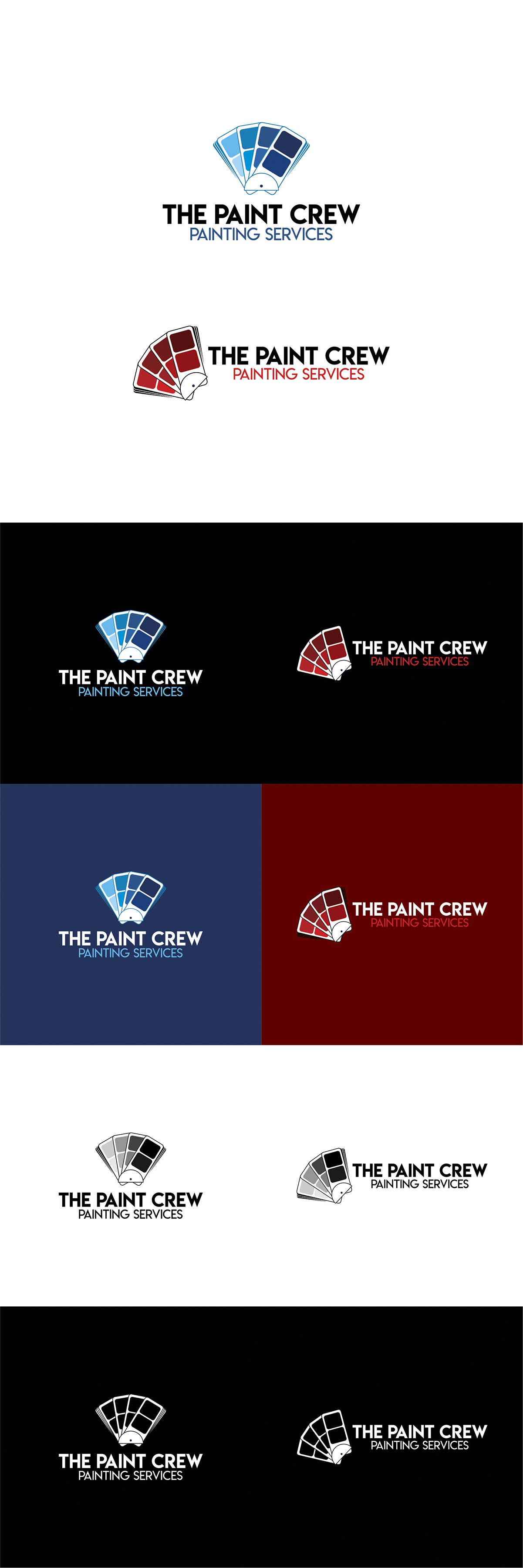 Diseño de Logo y Tarjeta de Presentación por AnneGrace para The Paint Crew | Diseño #28582490