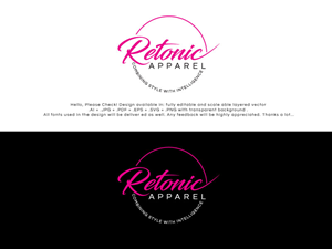 Logo Design by Cliping_path for Retonic Apparel | Design: #28542801