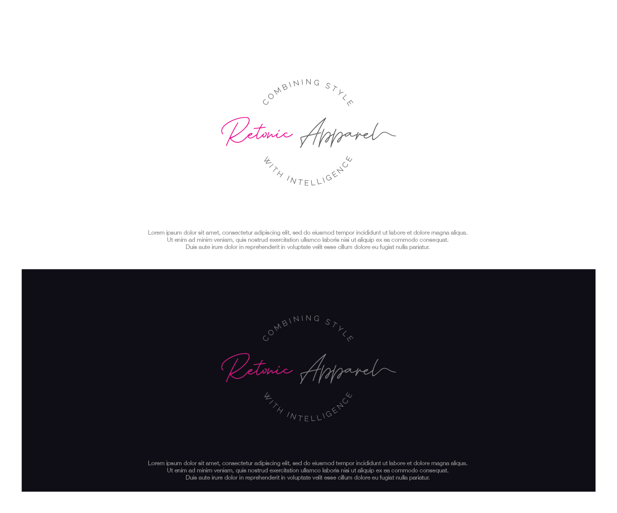 Logo Design by dstudios for Retonic Apparel | Design #28540756