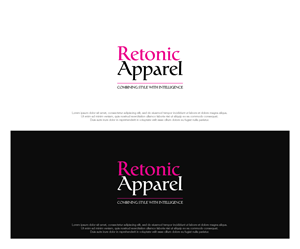 Logo Design by dstudios for Retonic Apparel | Design: #28540757