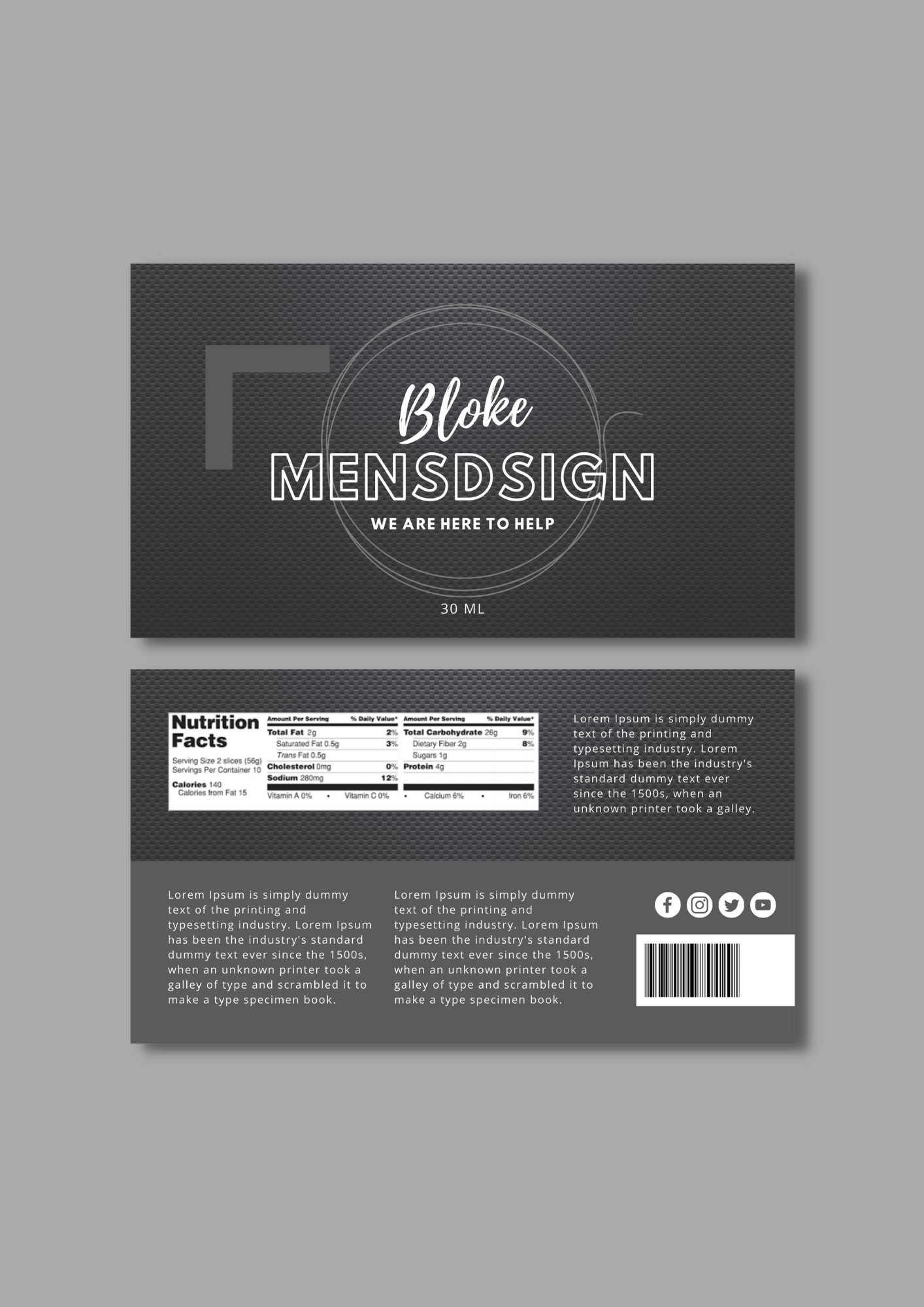 Label Design by Eclipse Creative for BLOKE | Design #28541842