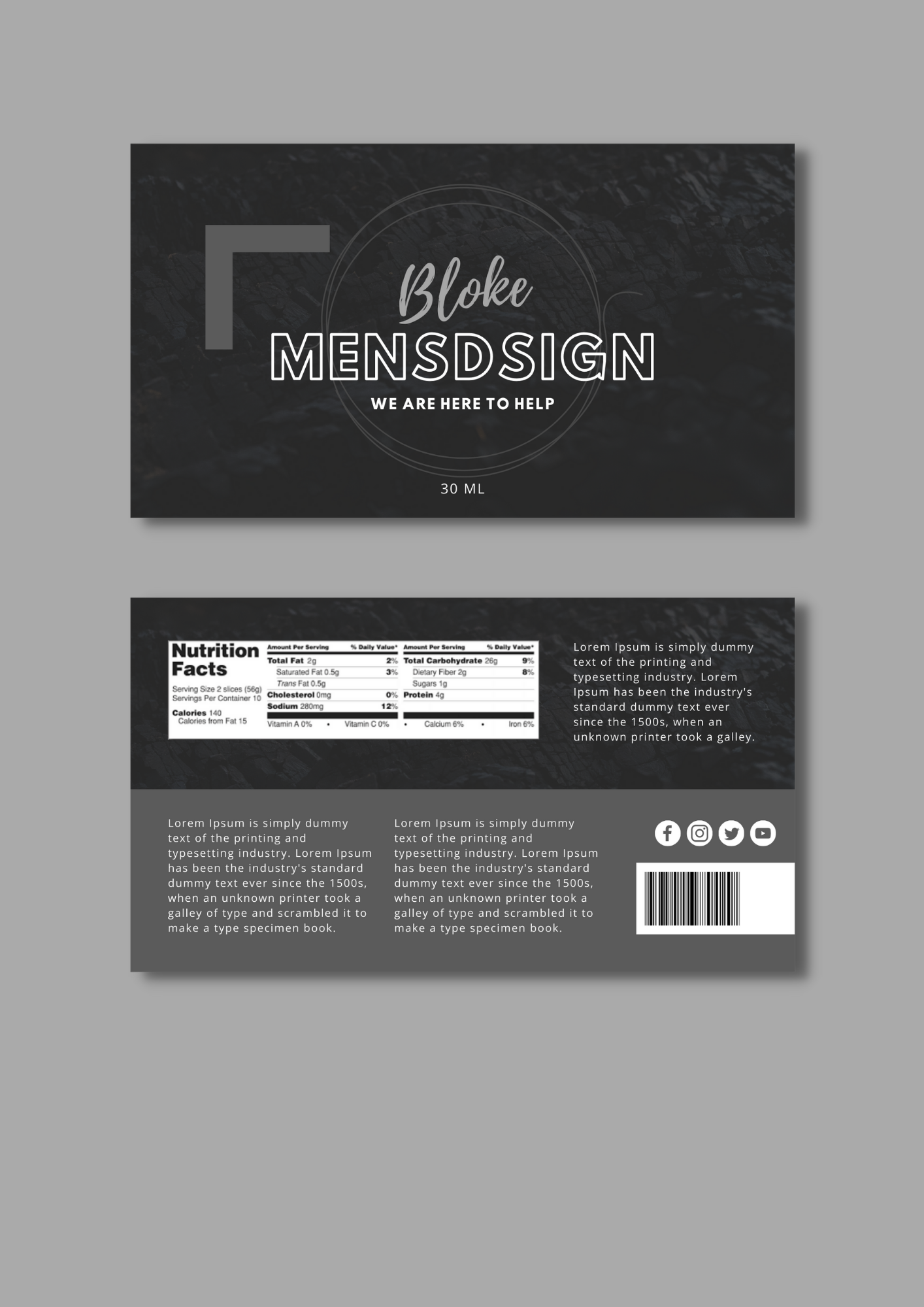 Label Design by Eclipse Creative for BLOKE | Design #28541843