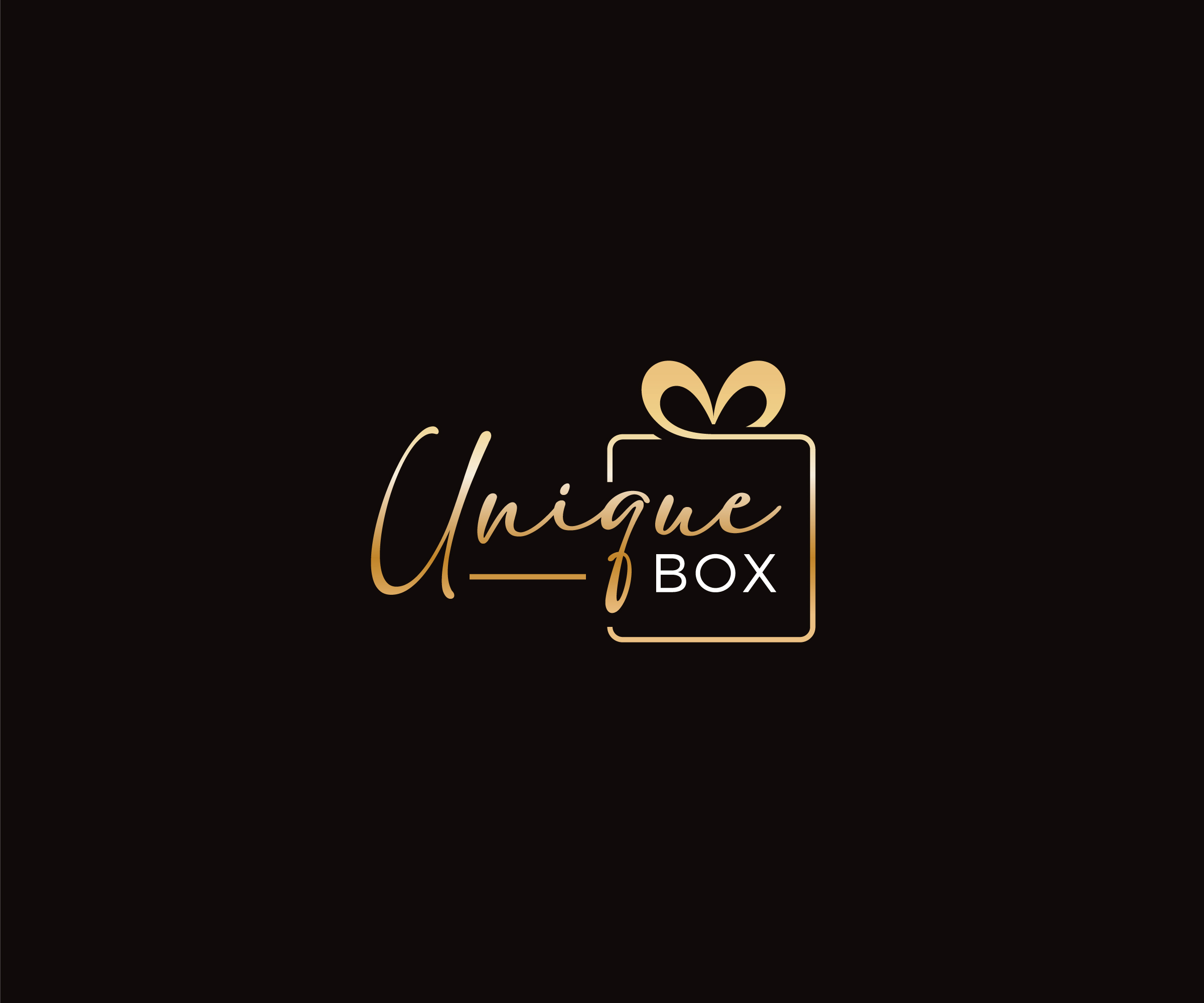 Logo Design by ecorokerz for unique box | Design #28538654