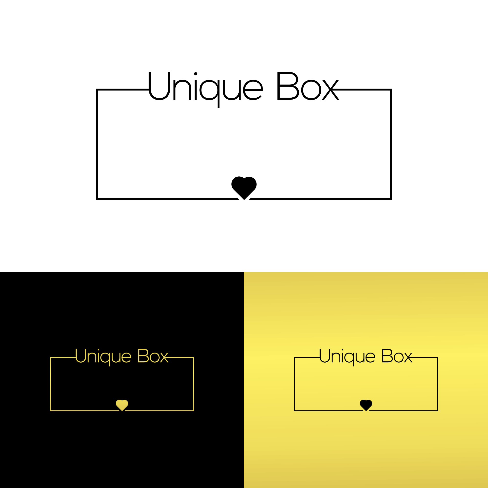 Logo Design by anak mama for unique box | Design #28537694