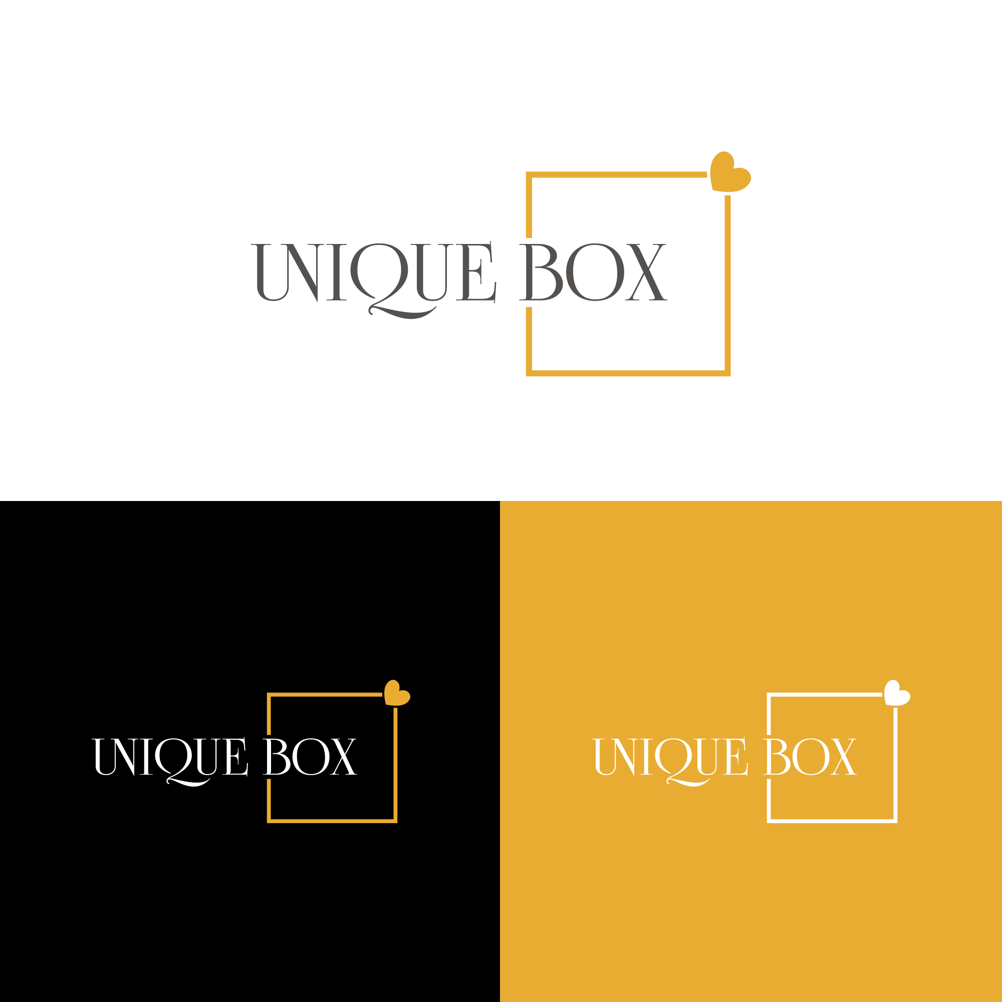 Logo Design by Zak deZign for unique box | Design #28537218