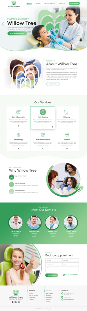 Web Design by Blue Sparrow for this project | Design: #28550115