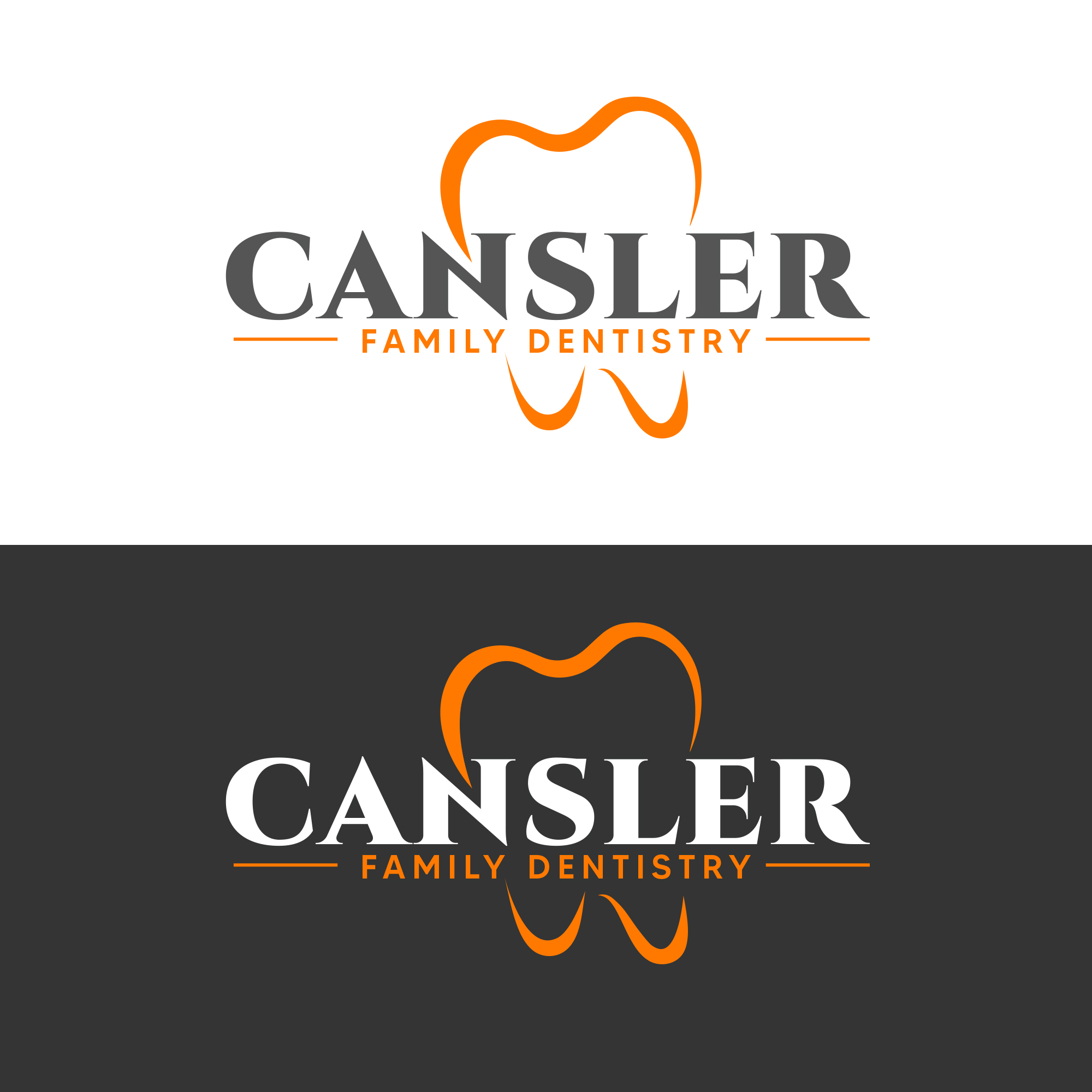 Logo Design by CreativeGwen™ for Landon C. Cansler, DMD, PLLC | Design #28538524