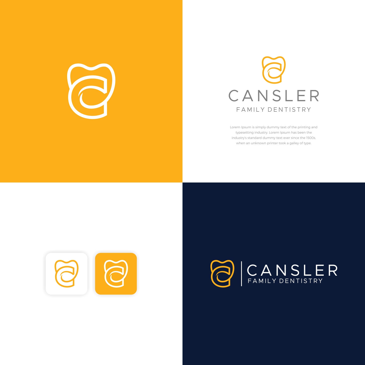 Diseño de Logo por GVisions para Landon C. Cansler, DMD, PLLC | Diseño #28539499