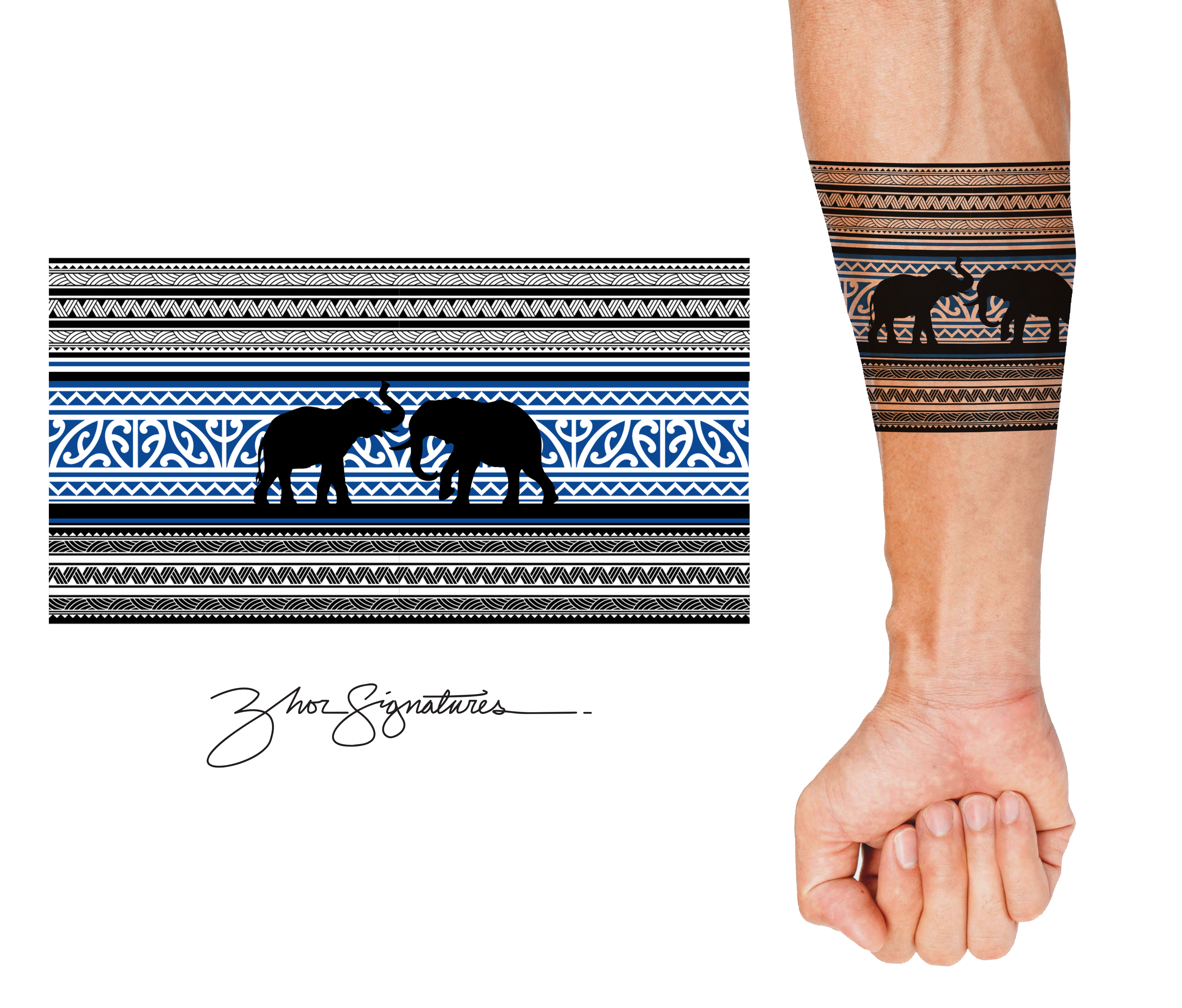 Tattoo Design by Zhor Signatures for this project | Design #28582413