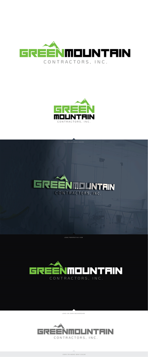 Logo Design by LaGregz for Green Mountain Contractors Inc. | Design: #28555082