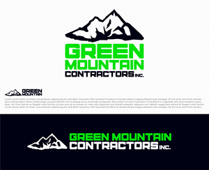 Logo Design by Alice Black for Green Mountain Contractors Inc. | Design: #28582990