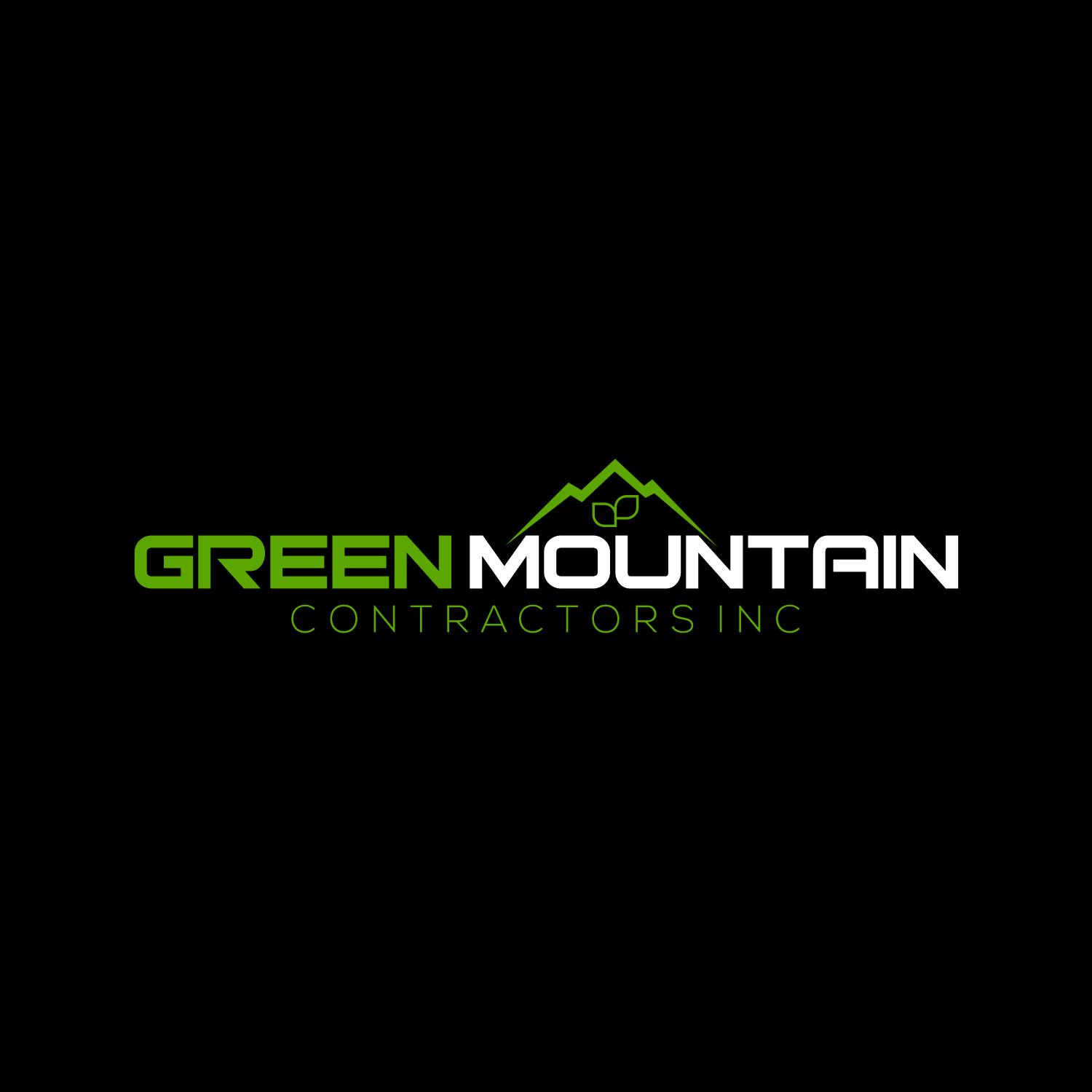 Logo-Design von kikeeel für Green Mountain Contractors Inc. | Design #28543645