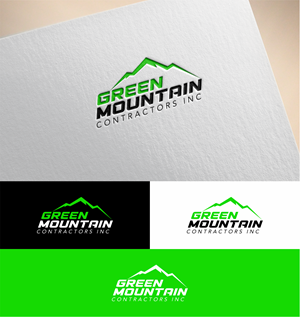 Logo Design by good.dsgn for Green Mountain Contractors Inc. | Design: #28542733