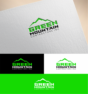 Diseño de Logo por good.dsgn para Green Mountain Contractors Inc. | Diseño #28542734