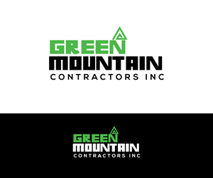 Diseño de Logo por Kavth para Green Mountain Contractors Inc. | Diseño: #28564505