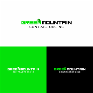 Diseño de Logo por melzh para Green Mountain Contractors Inc. | Diseño: #28549683