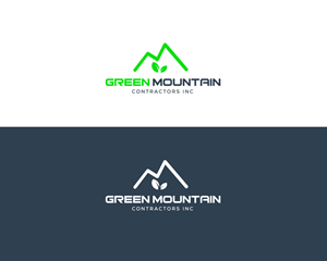 Logo Design by designbenk for Green Mountain Contractors Inc. | Design: #28545724