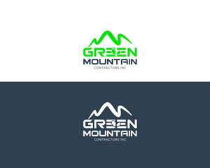 Logo Design by designbenk for Green Mountain Contractors Inc. | Design: #28545787