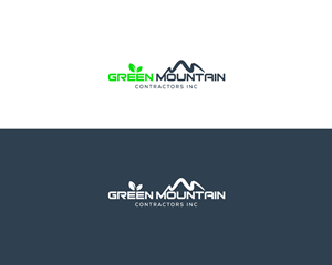 Logo Design by designbenk for Green Mountain Contractors Inc. | Design: #28545819