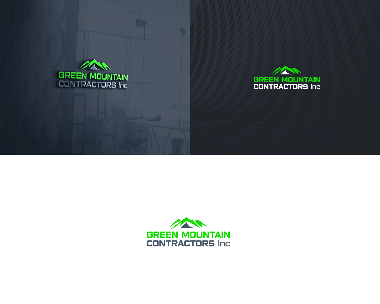 Logo Design by damakyjr for Green Mountain Contractors Inc. | Design #28551042