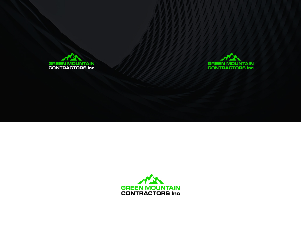 Logo Design by damakyjr for Green Mountain Contractors Inc. | Design #28551043