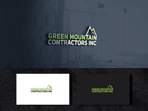 Diseño de Logo por ArtSamurai para Green Mountain Contractors Inc. | Diseño: #28548006