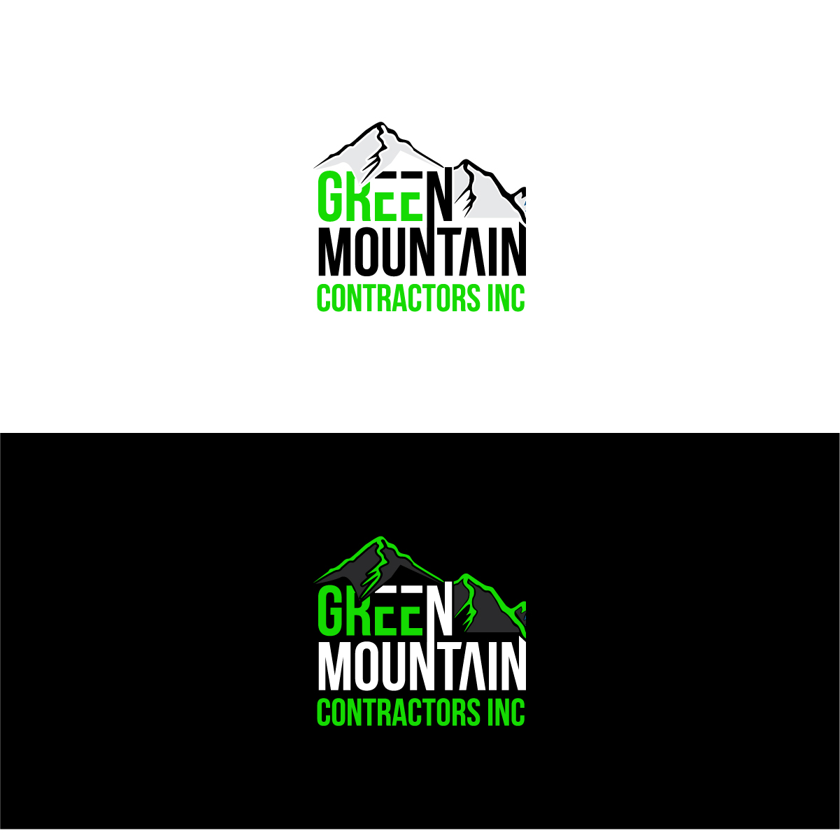 Diseño de Logo por Deziners Zone para Green Mountain Contractors Inc. | Diseño #28544136
