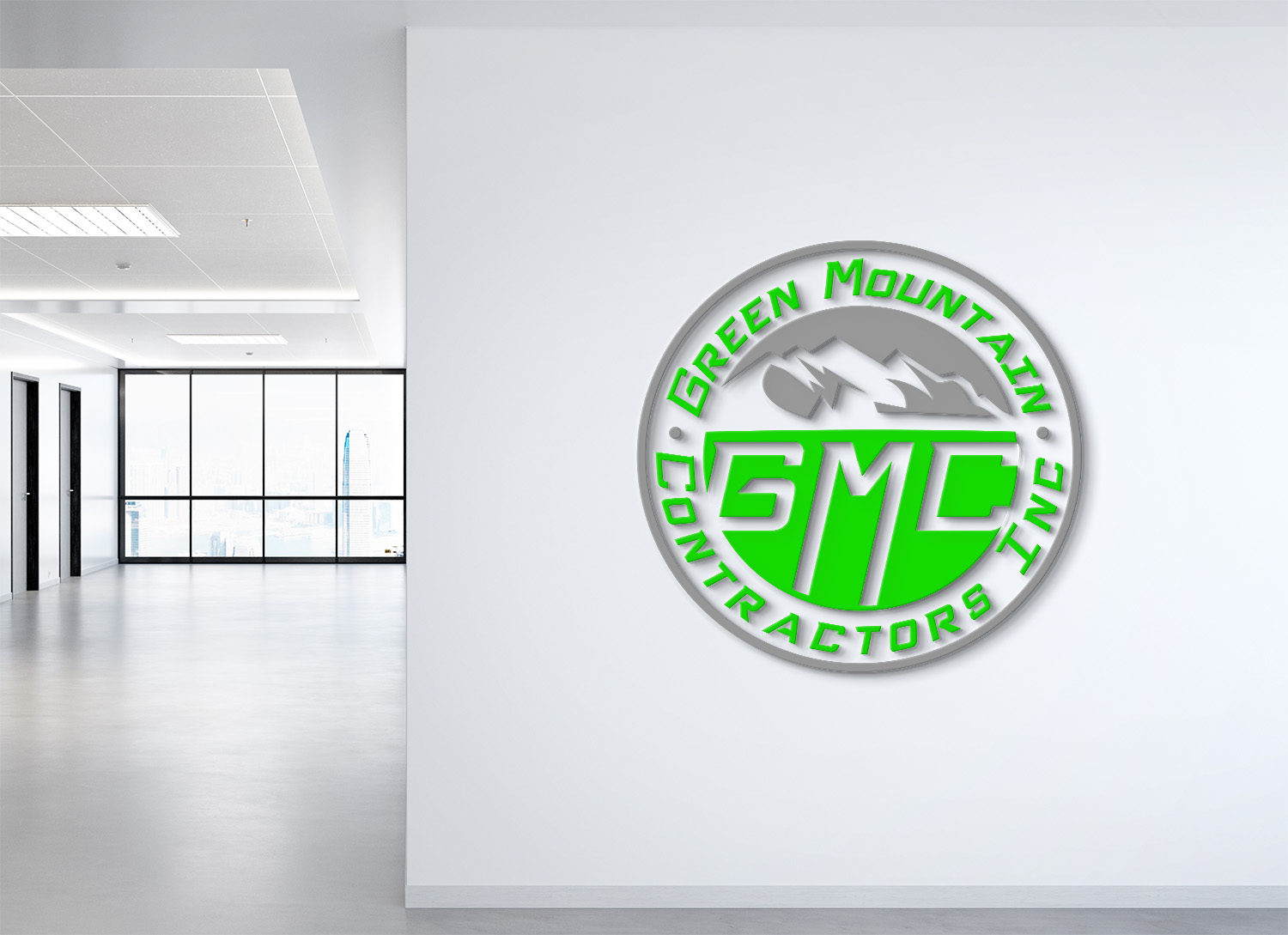 Logo Design by Deziners Zone for Green Mountain Contractors Inc. | Design #28544137