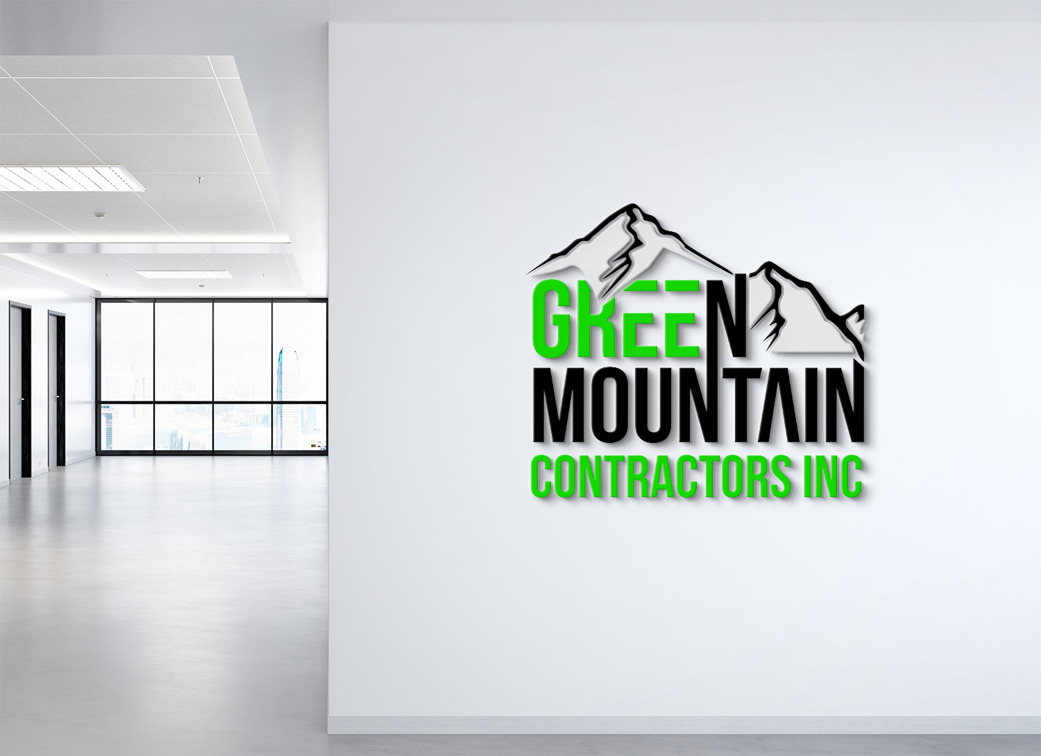 Design de Logo par Deziners Zone pour Green Mountain Contractors Inc. | Design #28544139