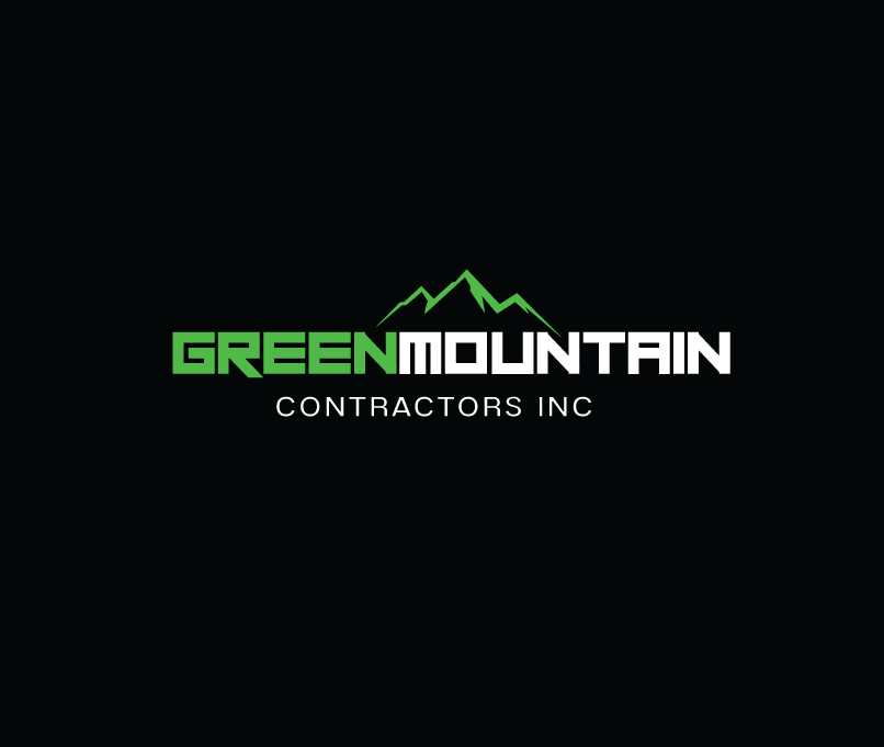 Diseño de Logo por instudio para Green Mountain Contractors Inc. | Diseño #28551929