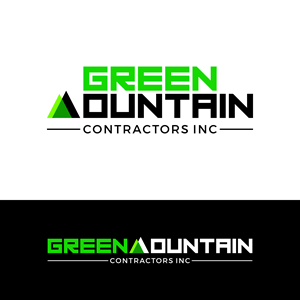 Diseño de Logo por art_rebel para Green Mountain Contractors Inc. | Diseño #28574208