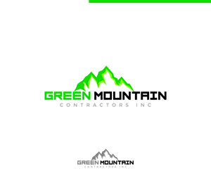 Diseño de Logo por ecorokerz para Green Mountain Contractors Inc. | Diseño: #28544657