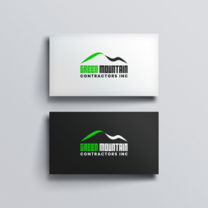 Diseño de Logo por aquabomb26 para Green Mountain Contractors Inc. | Diseño #28543756
